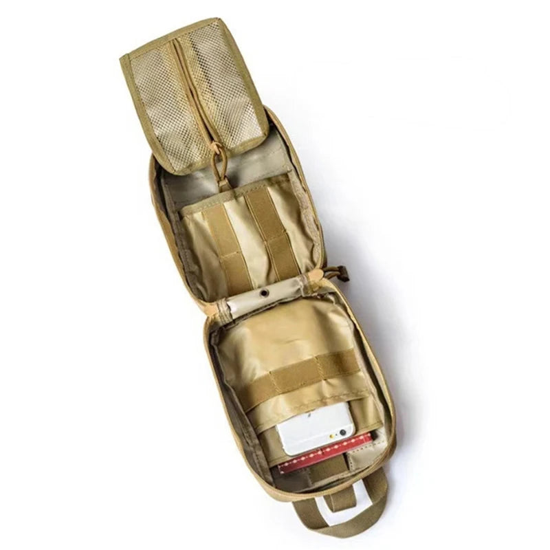 EDC Molle Pouch IFAK First Aid Waist Pack Medical Survival Kit Bag Airsoft sport
