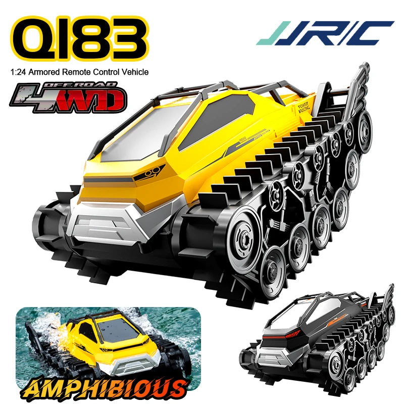 JJRC Q183 4WD Amphibious Tracked RC Car 2.4G Waterproof Off-Road Truck 1:24