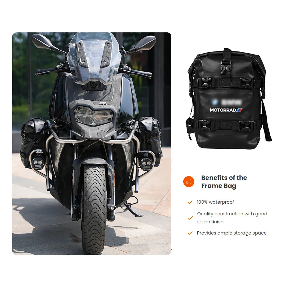 Waterproof Frame Crash Bar Bags for BMW R1250GS R1200GS F750GS F850GS ADV 8L
