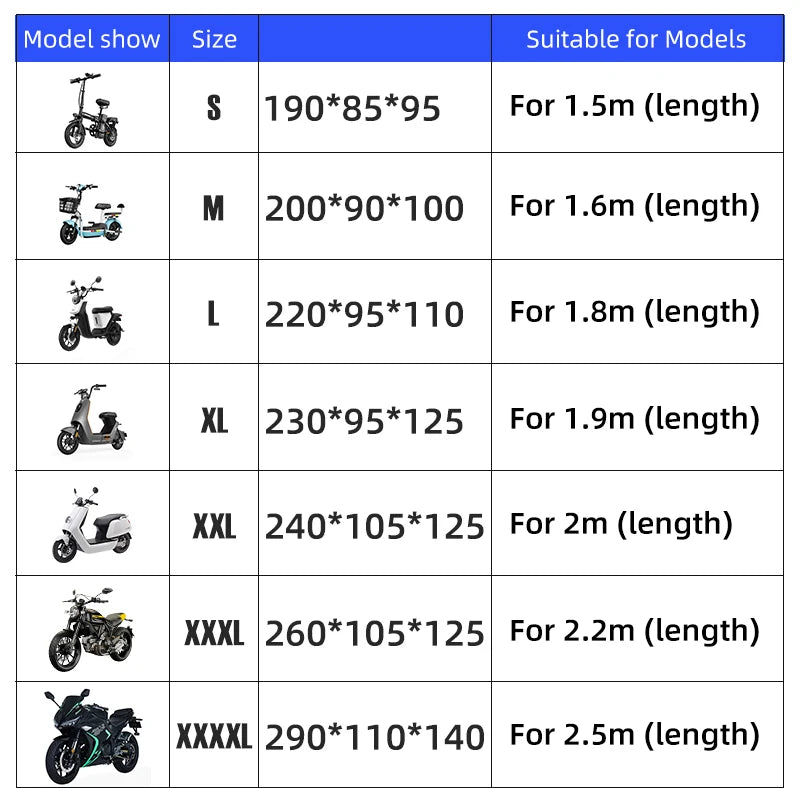 Motorcycle Waterproof Outdoor UV Protector Bike Rain Dustproof Covers KTM Duke