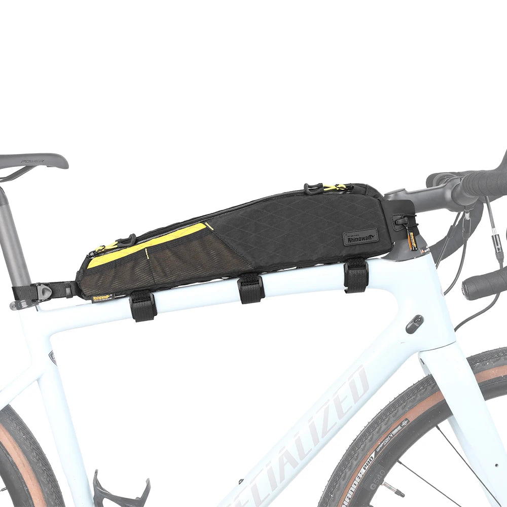 Rhinowalk 2.1L Waterproof Bike Top Tube Bag MTB Gravel Frame Storage Pouch