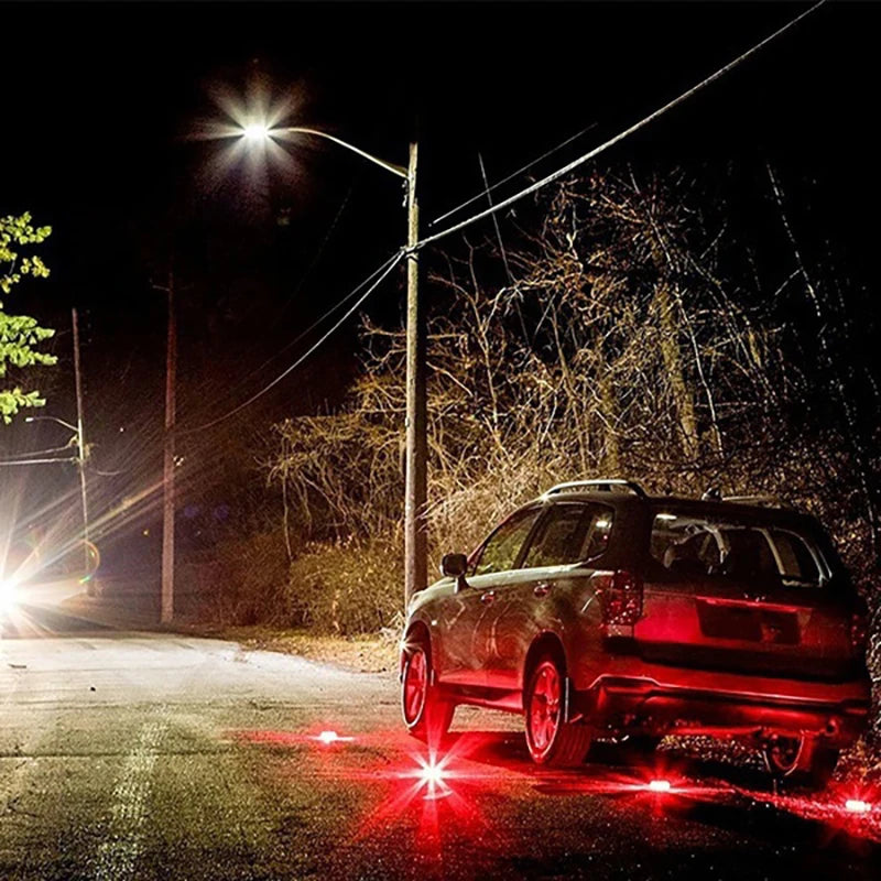 LED Warning Light Safety Flare 9-Mode Emergency Strobe Magnetic USB/Batt