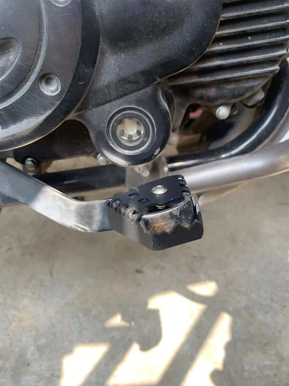 Rear Brake Pedal Peg Pad Extender For BMW F650GS F750GS F800GS R1250GS F850GS