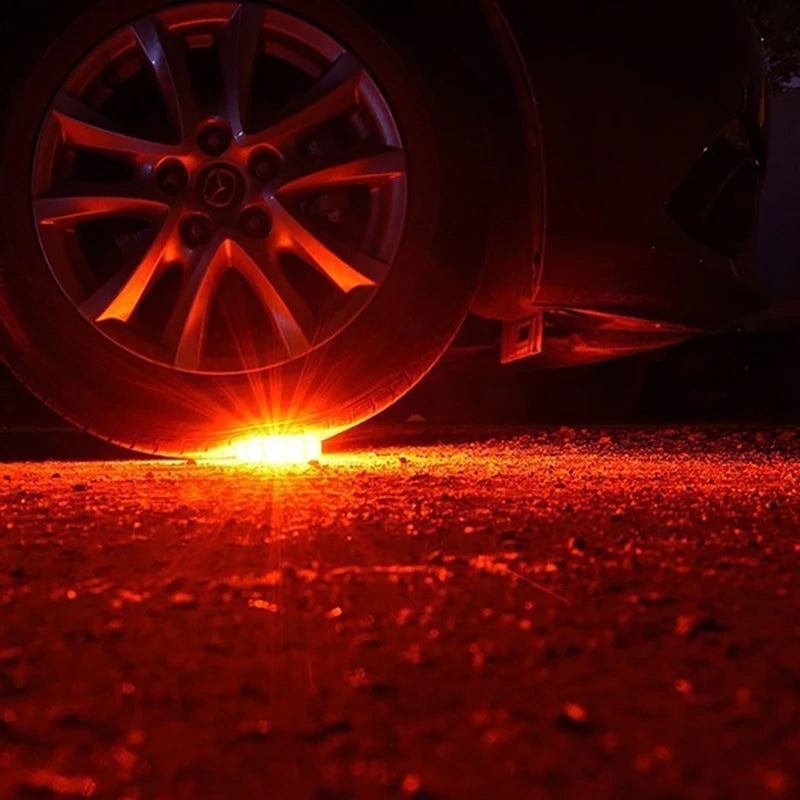 LED Warning Light Safety Flare 9-Mode Emergency Strobe Magnetic USB/Batt