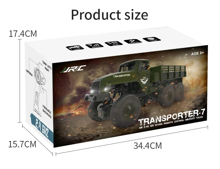 JJRC C8815, Q60, Q75, Q85, Q68, Q69 1:16 RC Military Truck Tank Crawler Jeep