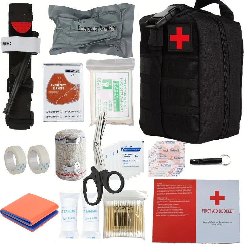 50pc IFAK Trauma Survival First Aid Kit, Hiking, Camping, Home, Israeli Bandage