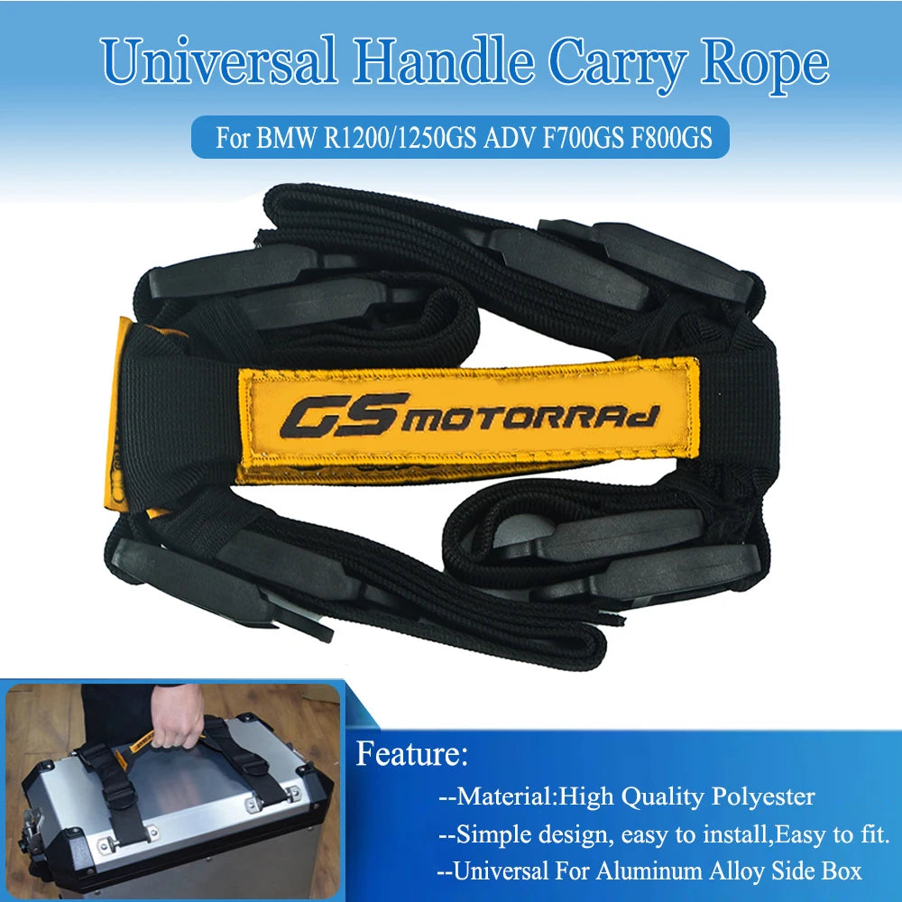 Handle Rope Pannier Box Strap BMW R1200GS R1250GS F750GS Honda universal