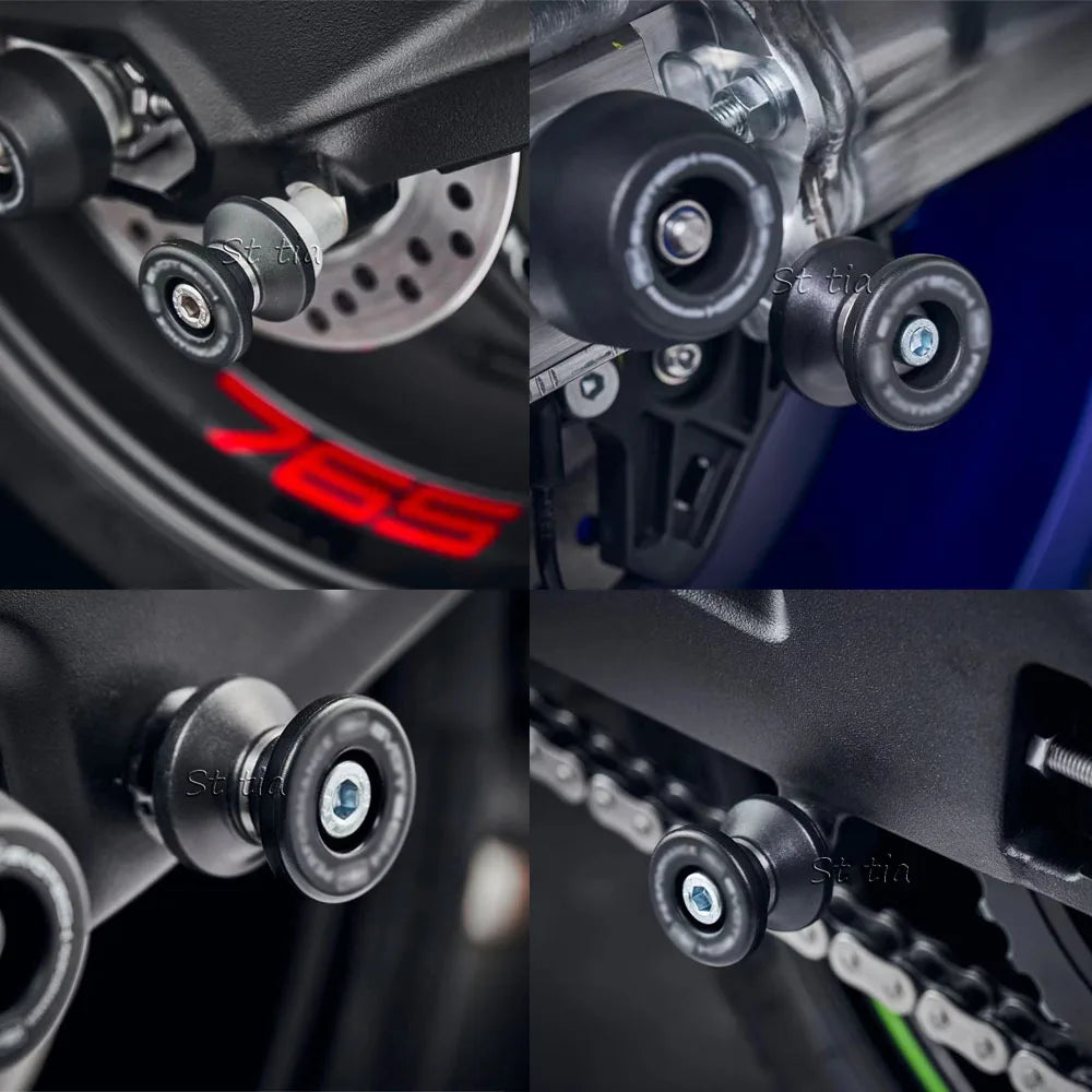 CNC Aluminum Motorcycle Swingarm Spools Slider Stand for Ducati BMW Yamaha Honda