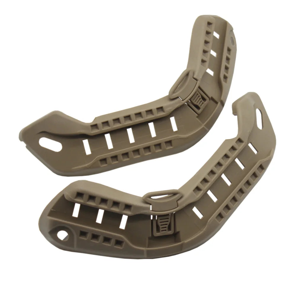 Tactical Helmet Side Rail Mount Kit ABS Airsoft Guide Rail Set