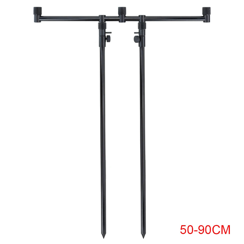 Hirisi Carp Fishing Buzz Bars for 3 Rods with Bank Sticks Rod Pod Support