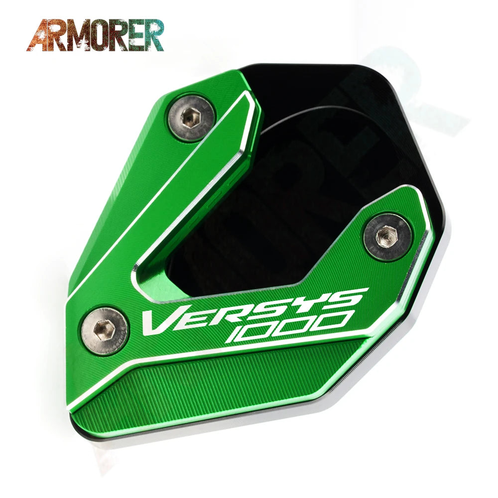 Kawasaki Versys 1000 SE Kickstand Side Stand Extension Pad CNC Aluminum 2015-2022