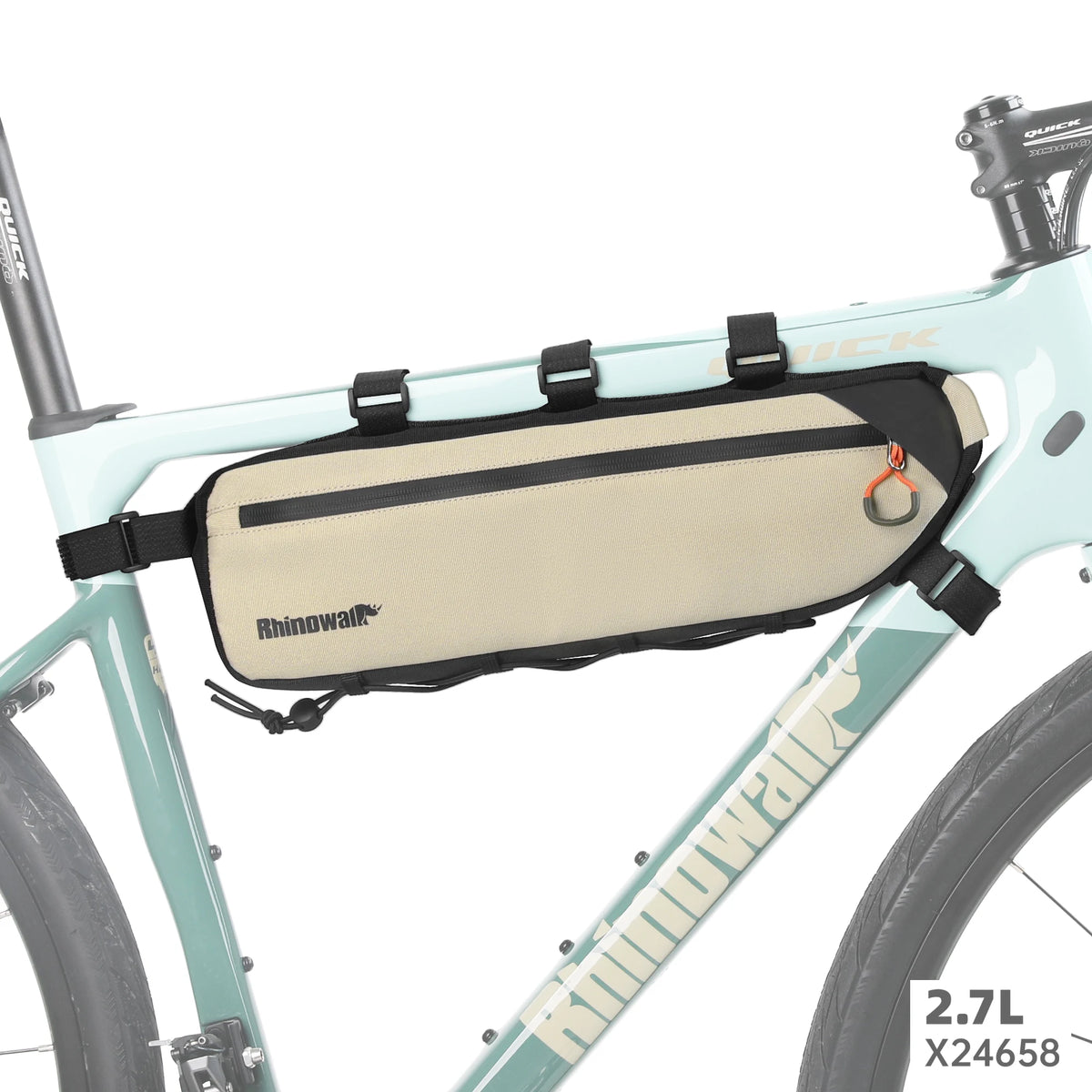 Rhinowalk 2.1L/2.7L Bike Frame Triangle Bag MTB Road Tube Storage Cycling