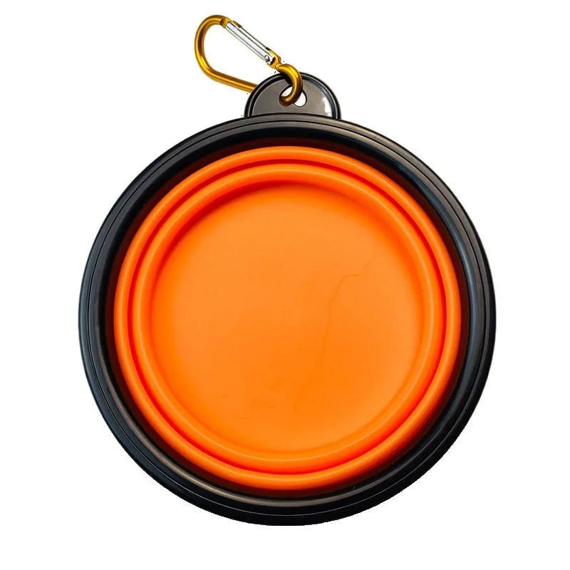 Portable Collapsible Dog Bowl 350ml –  Travel Pet Feeder, Water Dish, keep in Car