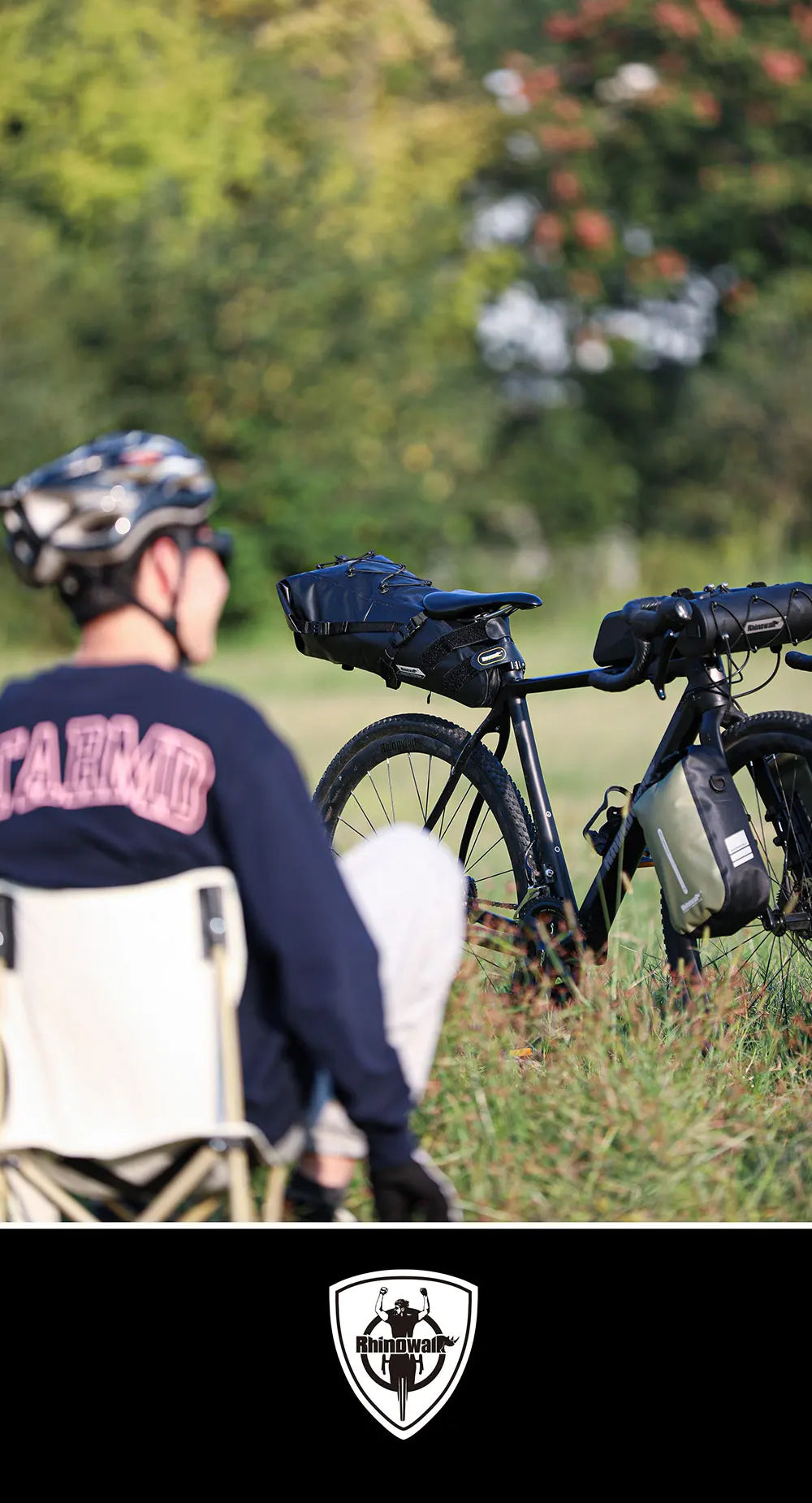 Rhinowalk Waterproof 4L-6L Bike Fork Bag Quick Release Shoulder Pack MTB Road
