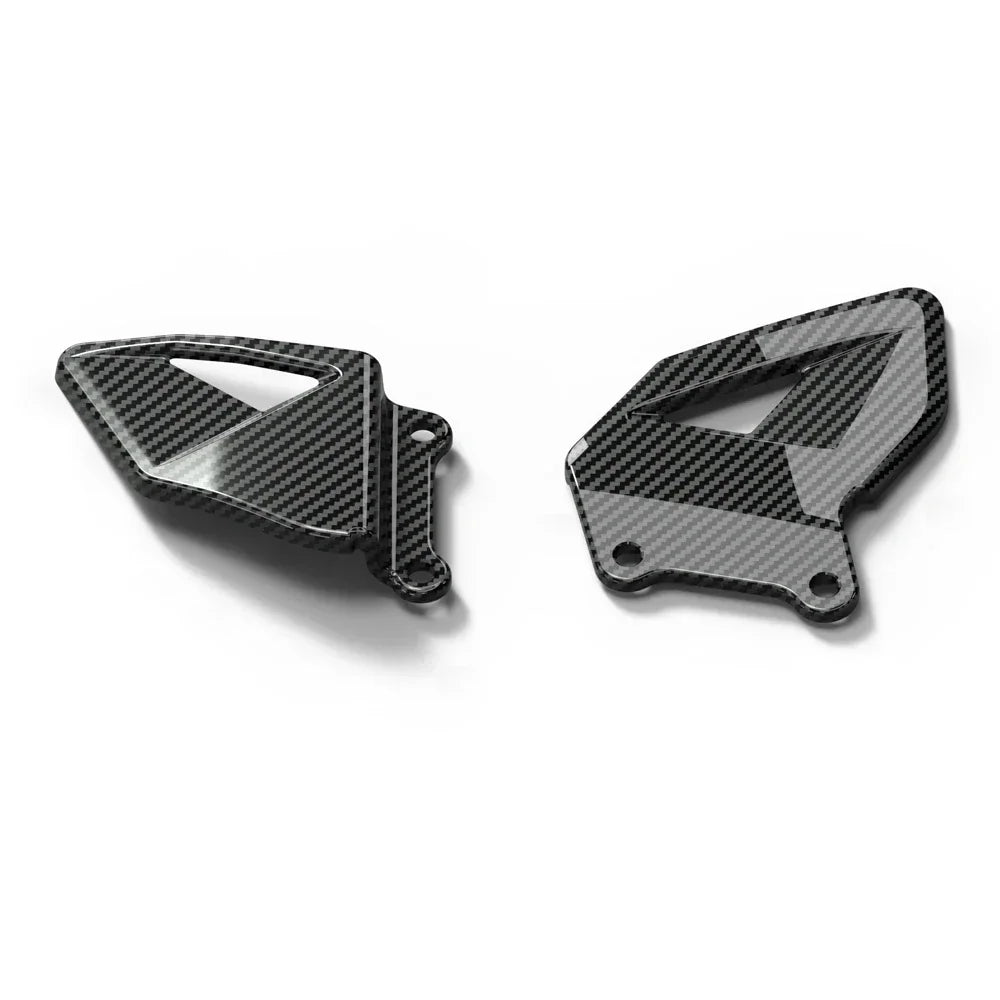Honda CBR600RR 2003-2024 Carbon Foot Pedal Heel Guard Plates