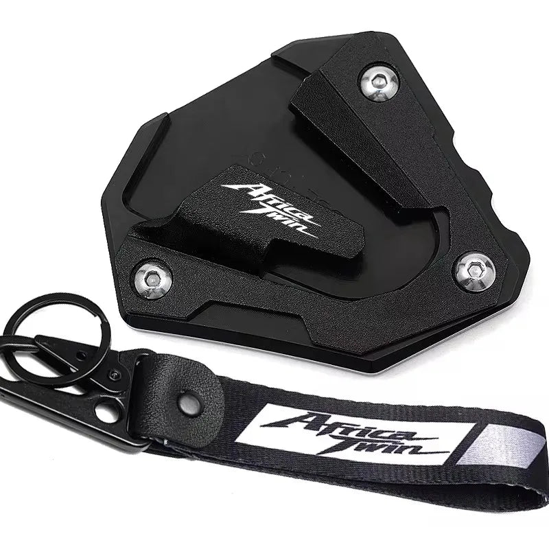 CRF1000L Side Stand Extension Pad for Honda Africa Twin 2016-2019 + Keychain