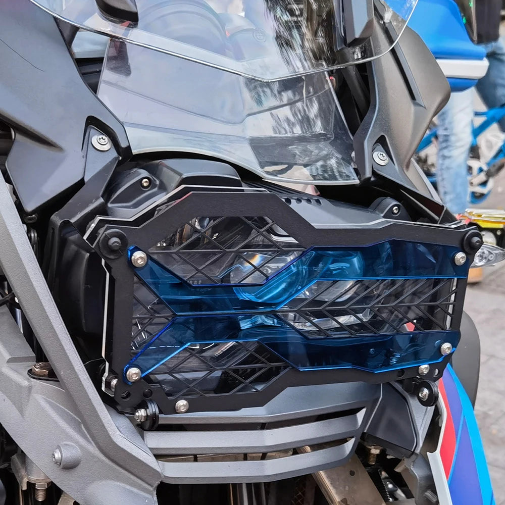 Flipable Headlight Protector Guard for BMW R1250GS/R1200GS 2013-2023, 40 Years