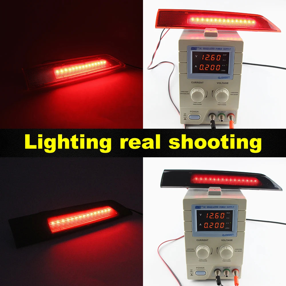 Ford Transit Tourneo Custom BARN DOOR 2012-2020 2x LED Third Brake Light RED