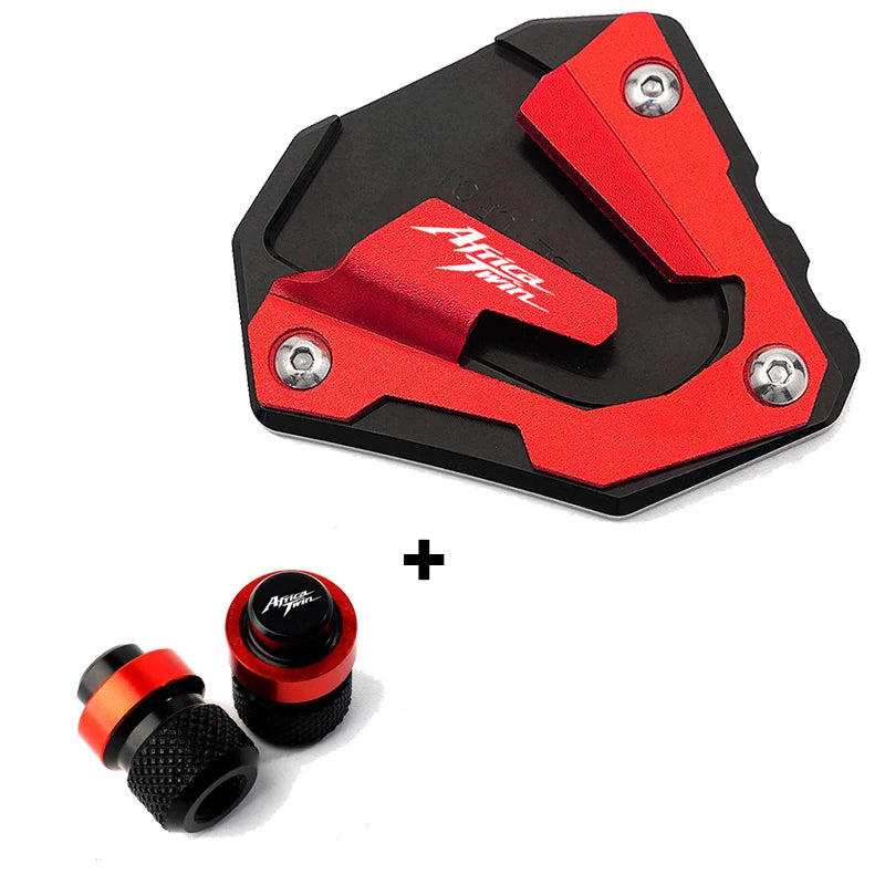CRF1000L Side Stand Enlarger Pad for Honda Africa Twin 2016-2019 + Valve Caps