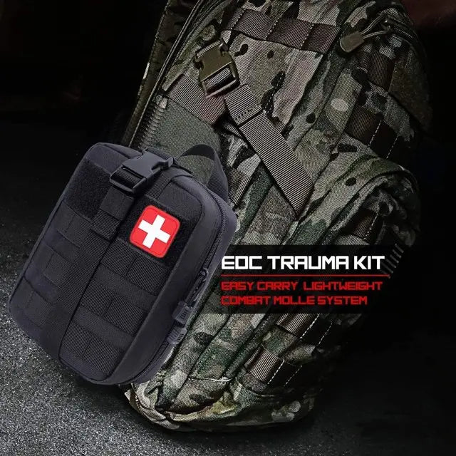 156pc 30-in-1 First Aid Kit for Home, Outdoor, Travel, Camping, Hiking & Boating
