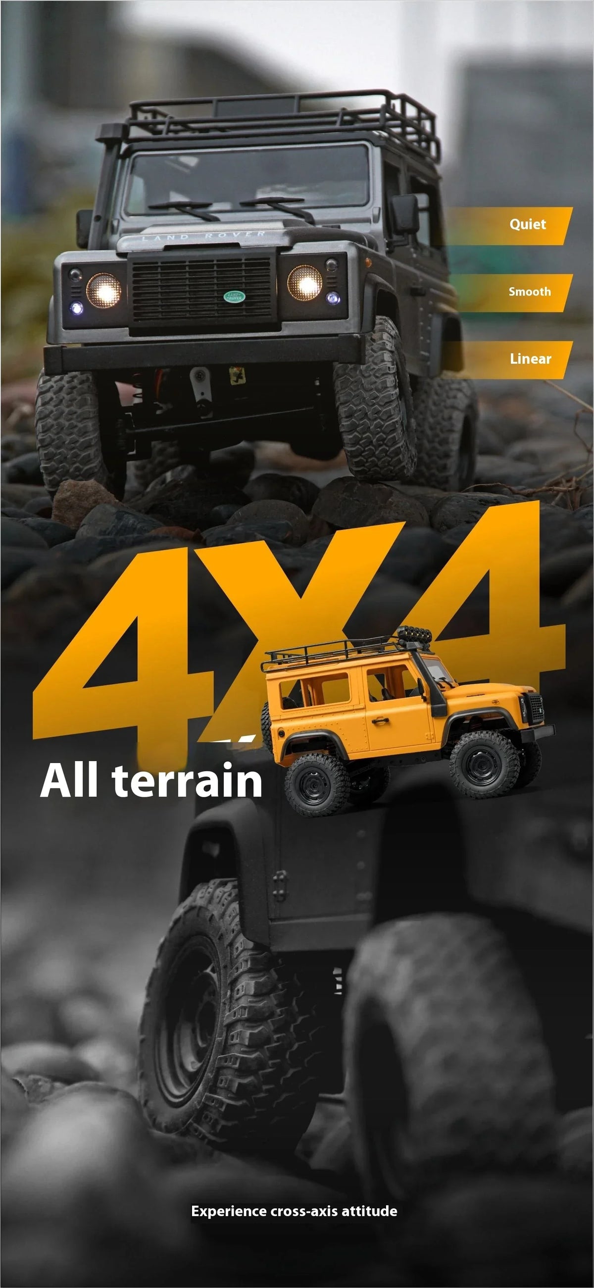 MN99S/MN98 1:12 4WD RC Defender 2.4G RTR Rock Crawler Truck 80m Range 40min