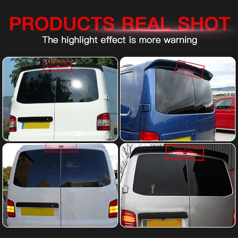 VW Transporter BARN DOOR T5 T6 Caravelle LED Third Brake Light Volkswagon 03-16