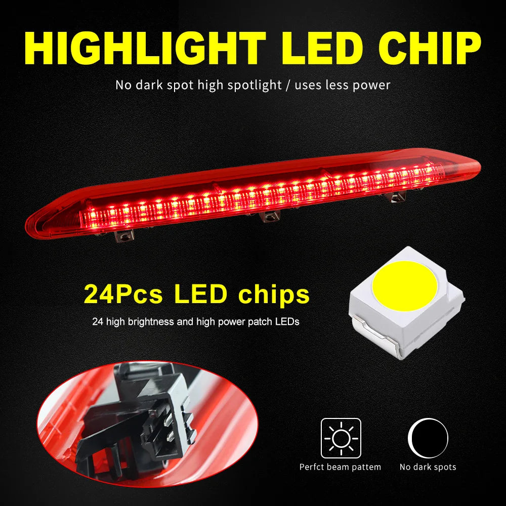VW Polo IV MK4 9N 9N3 02-10 Red LED Third Brake Tail Stop Light 6Q6945097