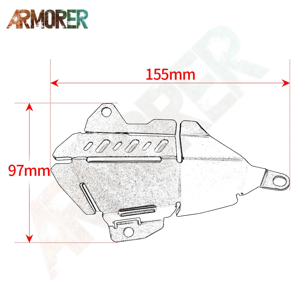 MT-07 FZ-07 Water Pump Guard Cover Yamaha 2015–2023 CNC Protector