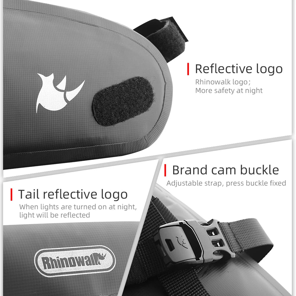 4L Waterproof Bike Saddle Bag Rear Cycling Tail Pouch Seatpost Storage MTB