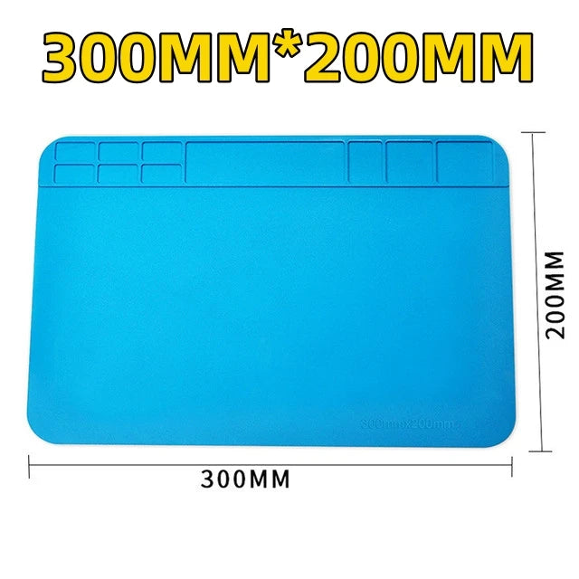 Silicone Soldering Mat Heat Resistant Repair Pad for Phone Laptop Electronics