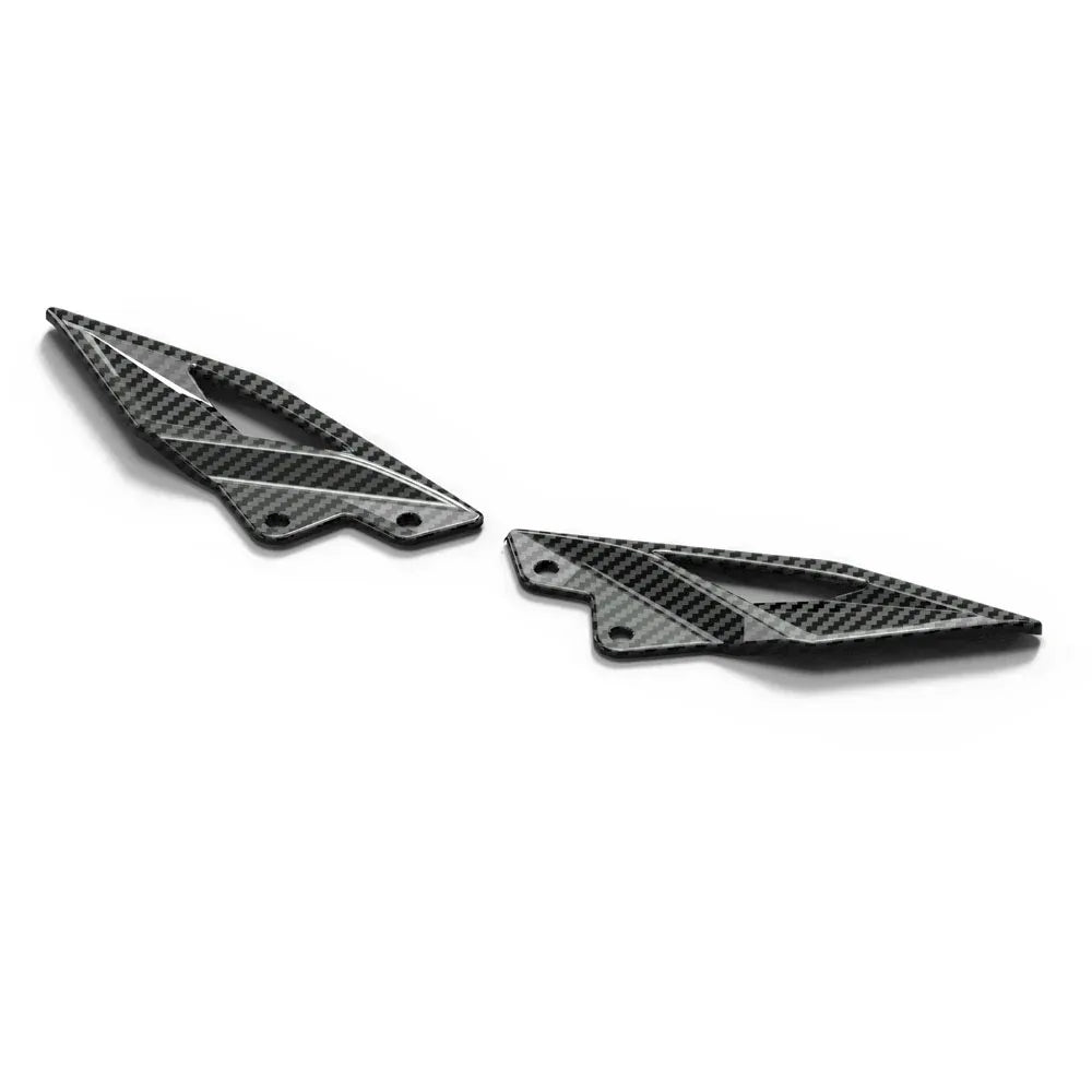 Heel Guard Plates Carbon Triumph Street Triple 660 765 R RS 2016-2024