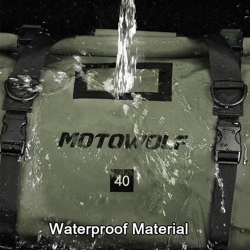 Waterproof Motorcycle Tail Bag 40/66L KTM BMW Yamaha Moto Luggage High Capacity
