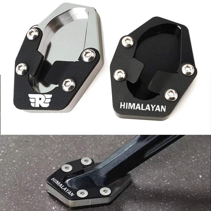 Himalayan 450 Kickstand Extension Foot Side Stand Pad CNC For Royal Enfield