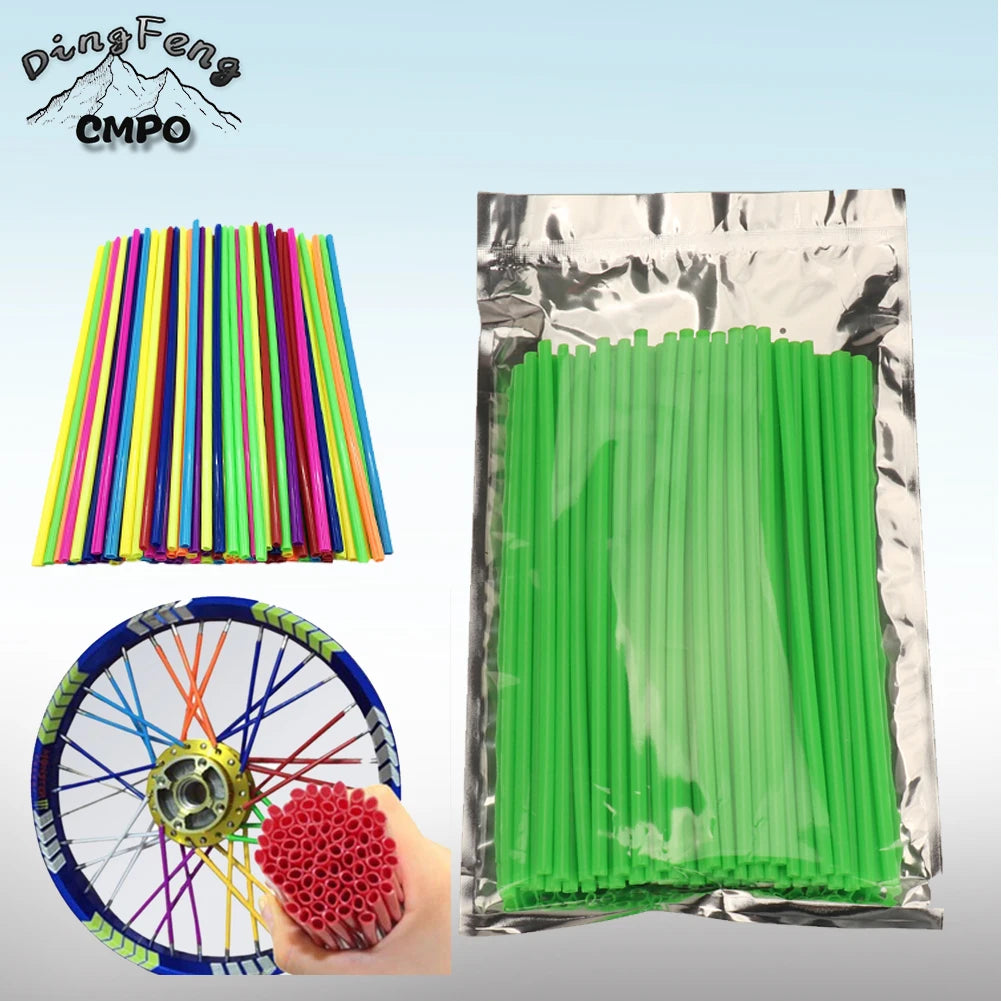 Universal Motocross Wheel Spoke Skins Covers KTM Honda Yamaha Kawasaki 36/72