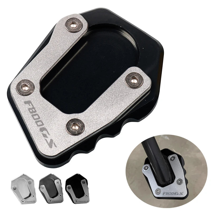 BMW F800GS 2024–2025 Kickstand CNC Side Stand Extension Pad Support Plate