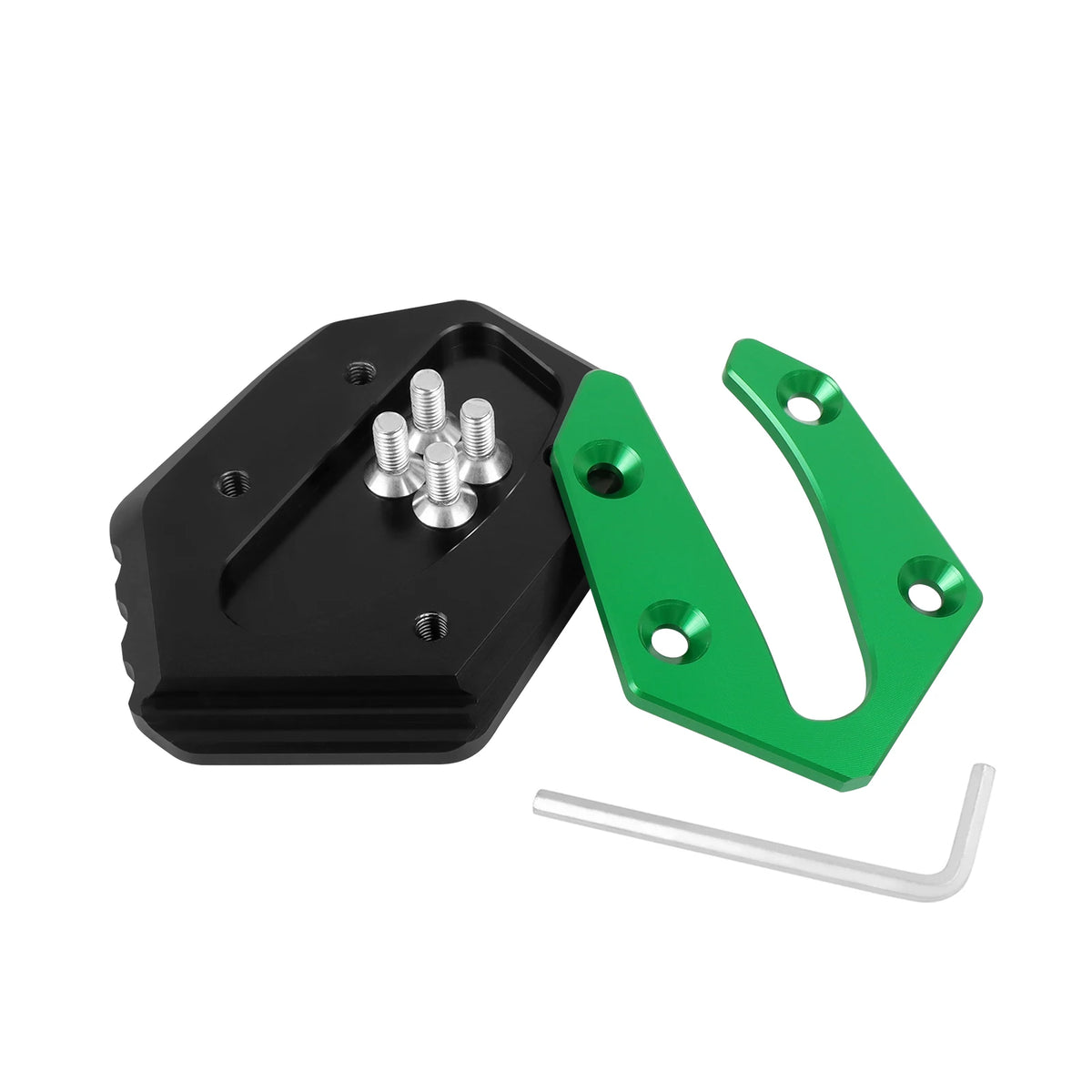Kawasaki W800 W650 W400 Kickstand Extension Pad  2019-2023 CNC Plate side stand