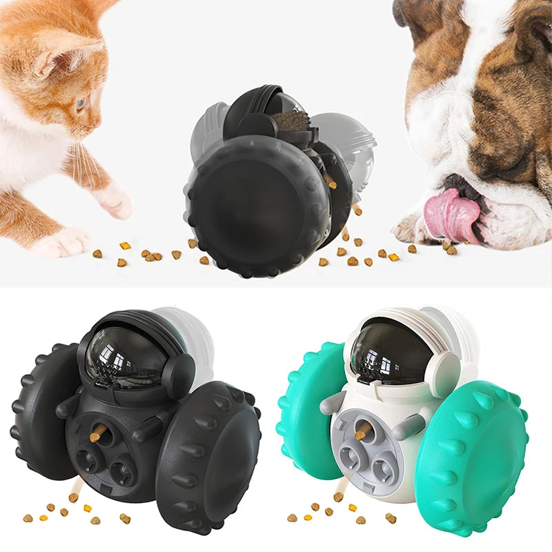 Interactive Dog Food Dispenser Toy - Slow Feeder, IQ Training, Anti-Anxiety