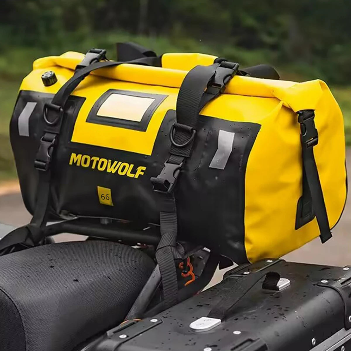 Motorcycle Waterproof Dry Bag 40L 66L Luggage Roll Pack Tail Seat Bag Holdall