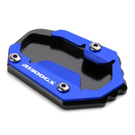 BMW R1300GS CNC Kickstand Side Stand Extension Enlarger Plate Pad 2023–2024