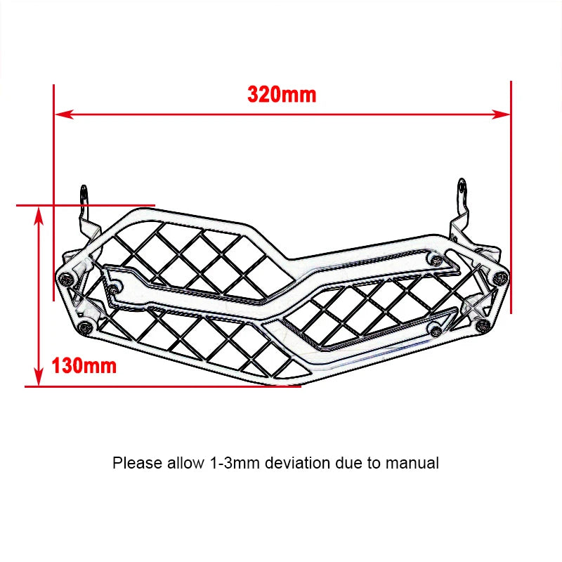BMW Headlight Protector Guard Cover for F750GS F850GS 2018-2023 Motorcycle