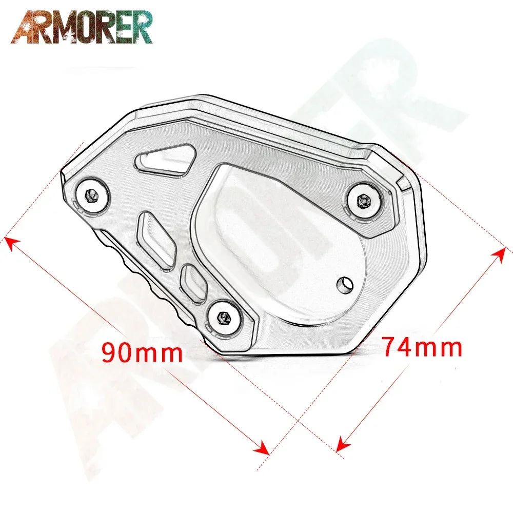 KTM 390 Adventure Side Stand Extension Pad CNC Aluminum Kickstand 2020-2023 foot