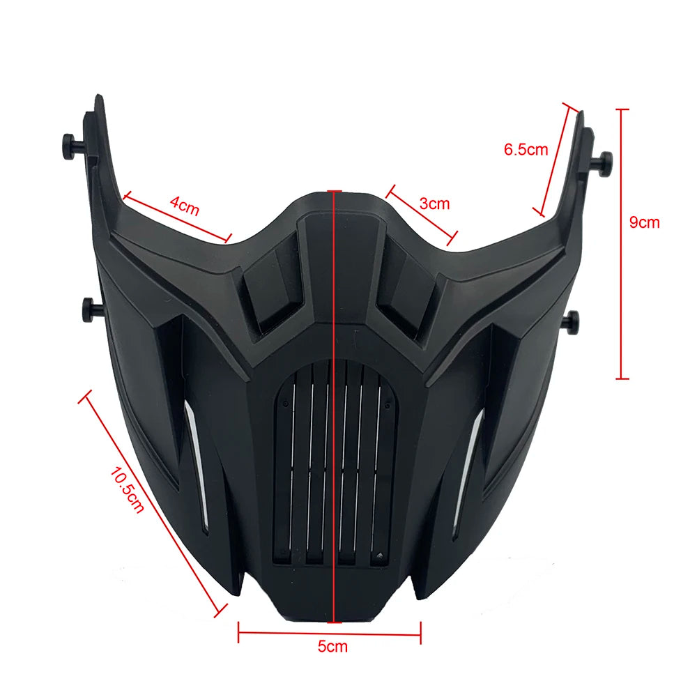 Skull Airsoft Mask Tactical Half Face Paintball CS Wargame Protective Gear