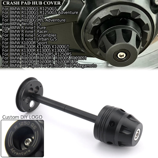 BMW R1200GS R1250GS HP R9T Axle Protection Crash Pad Hub Cover Final Drive
