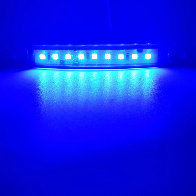 10PCS LED Trailer Side Marker Light 12V/24V Truck Lorry Indicator Lamp 9 SMD