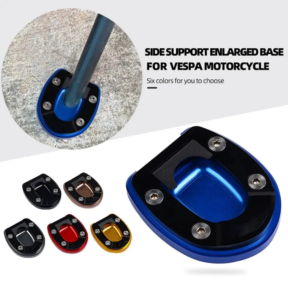 CNC Kickstand Foot Pad Extension For Vespa GTS 300 250 2013-2024