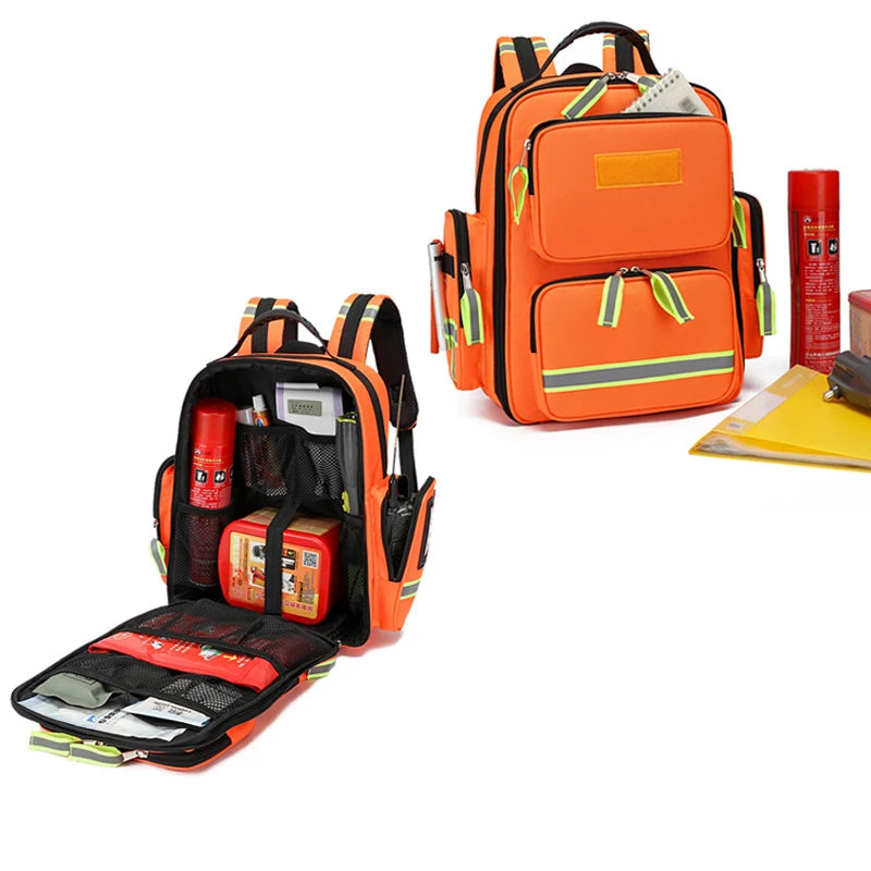 Empty First Aid Kit Backpack for Outdoor Camping & Emergency Medical Storage