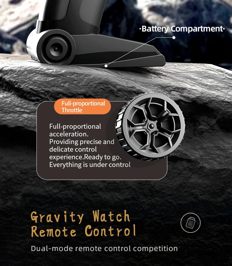 JJRC Q183 4WD Amphibious Tracked RC Car 2.4G Waterproof Off-Road Truck 1:24