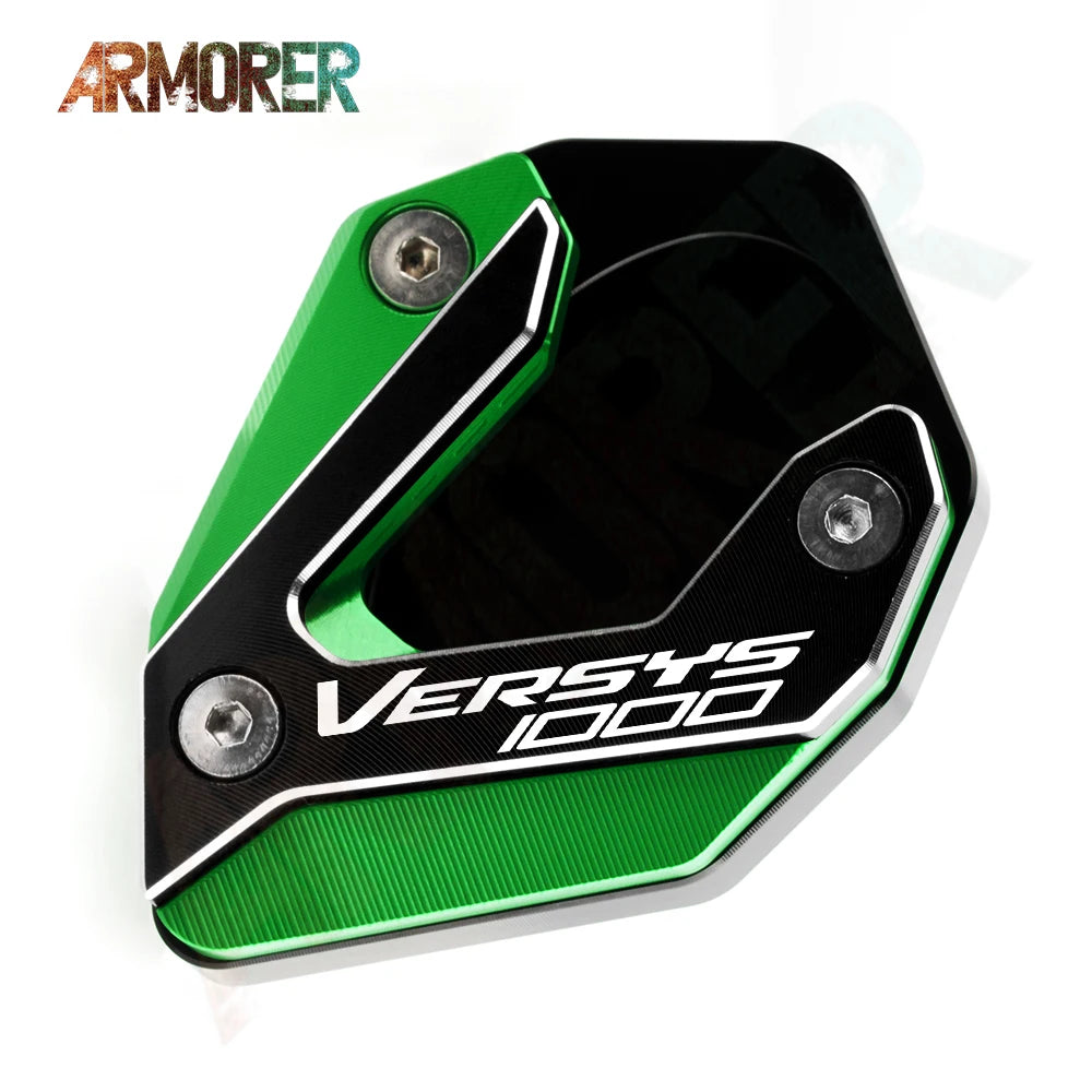 Kawasaki Versys 1000 SE Kickstand Side Stand Extension Pad CNC Aluminum 2015-2022