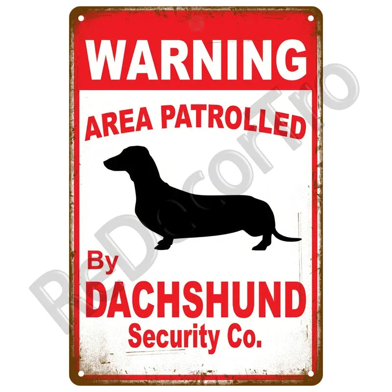 Warning Danger Beware Metal Sign,  Home Wall Decor Bar, Club, Man Cave Gift