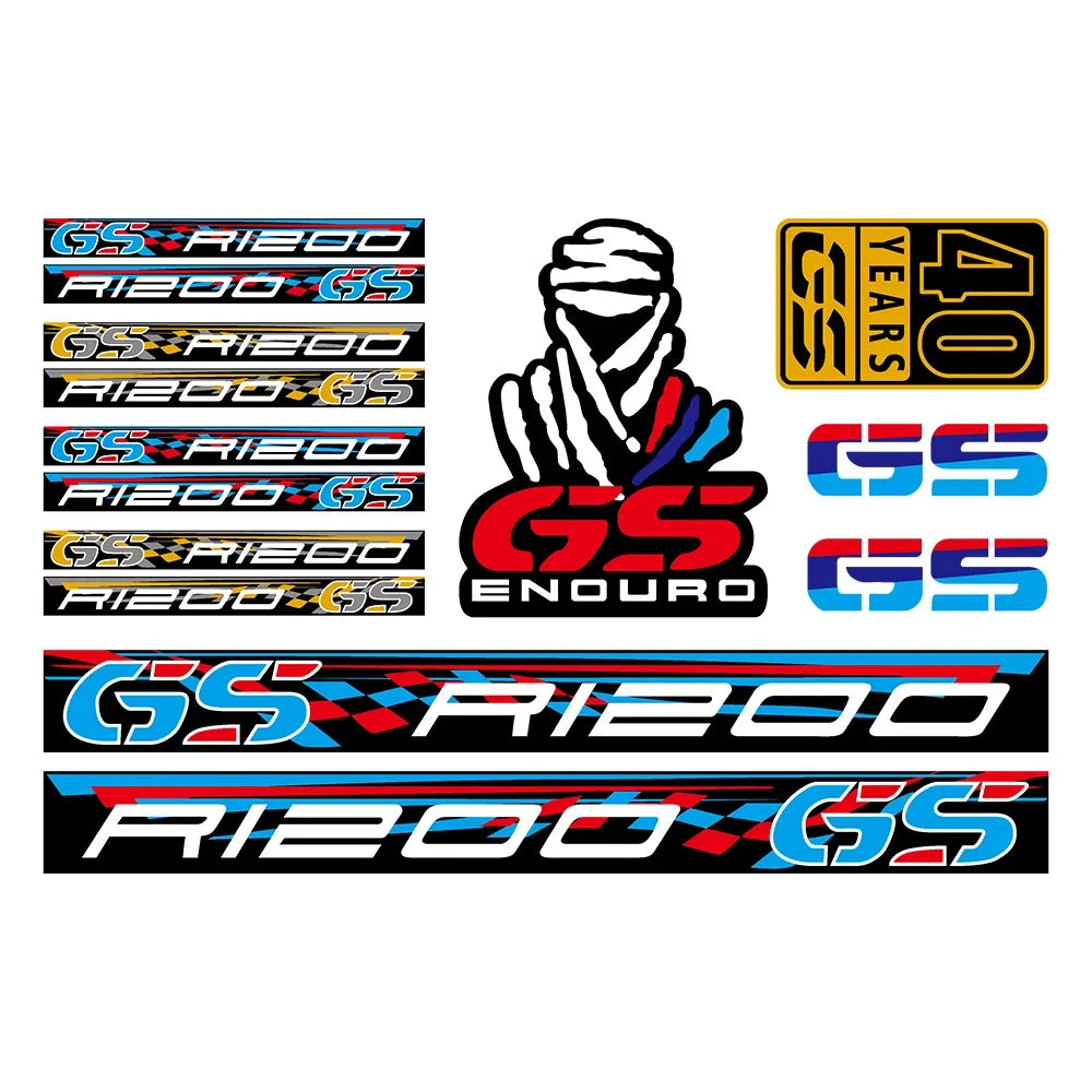 BMW R1200GS R1250GS ADV S1000XR Motorcycle Decals Swingarm Shaft, wheel & other